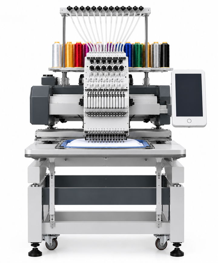 Commercial Single Head 15-Needle Embroidery Machine