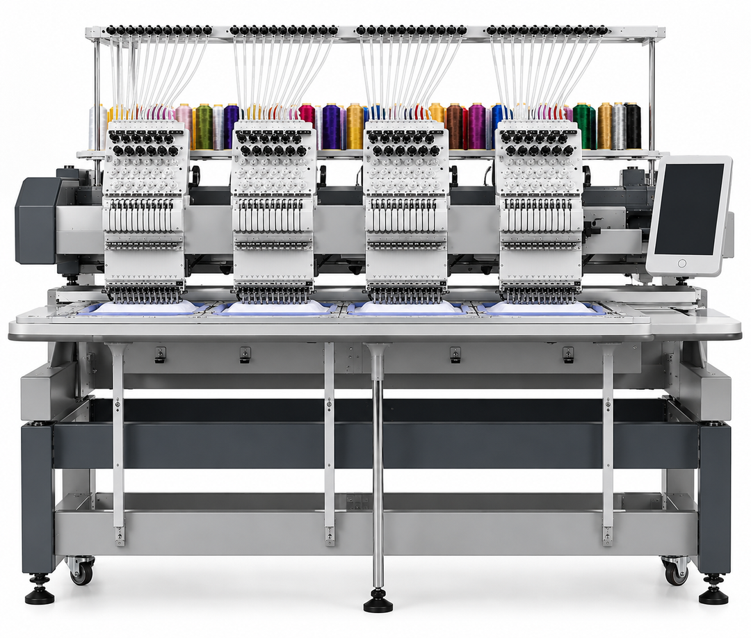 Commercial Four Head 15-Needle Embroidery Machine